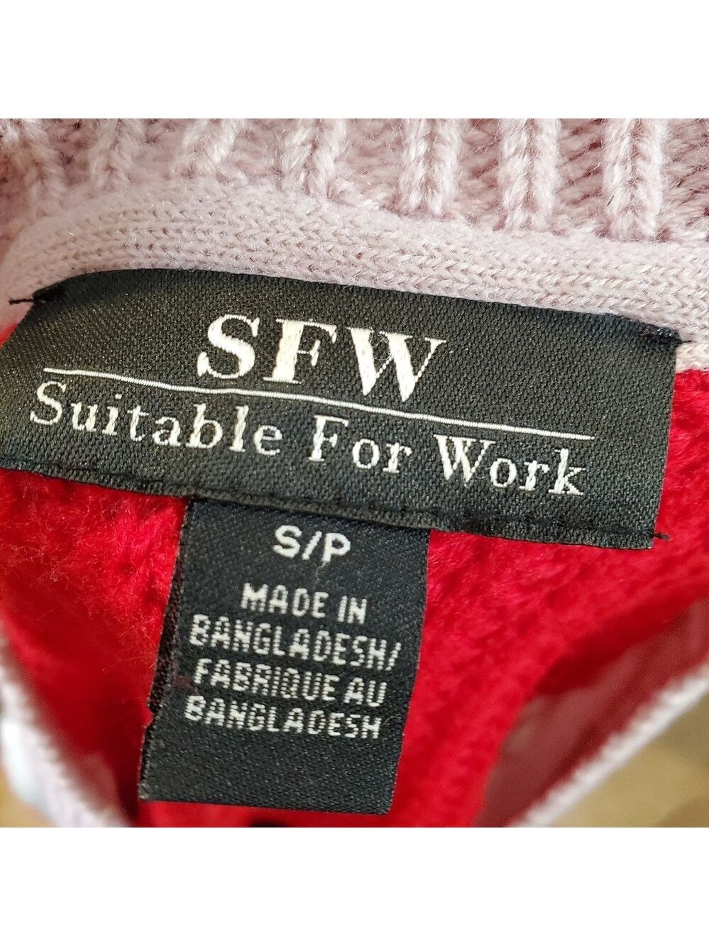 SFW Retro Knit Sweater - Picture 7 of 9